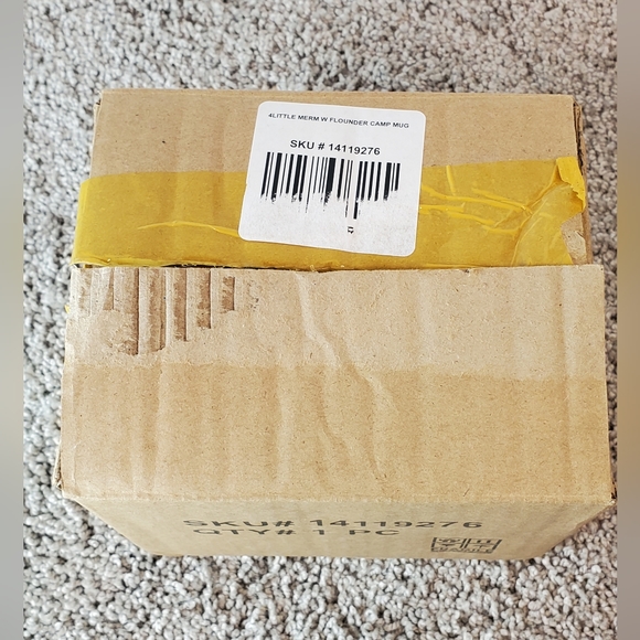 New Disney Under The Sea Ceramic 20oz Mug, The Little Mermaid, Ariel & Flounder - Picture 11 of 12